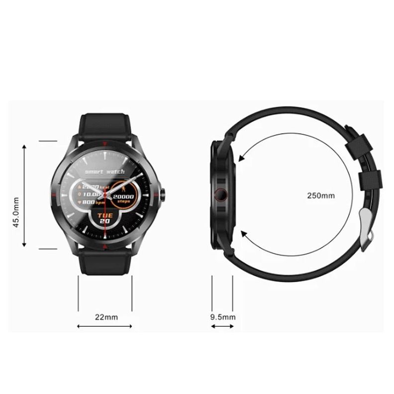 Reloj inteligente Smartwatch Q29 negro-1