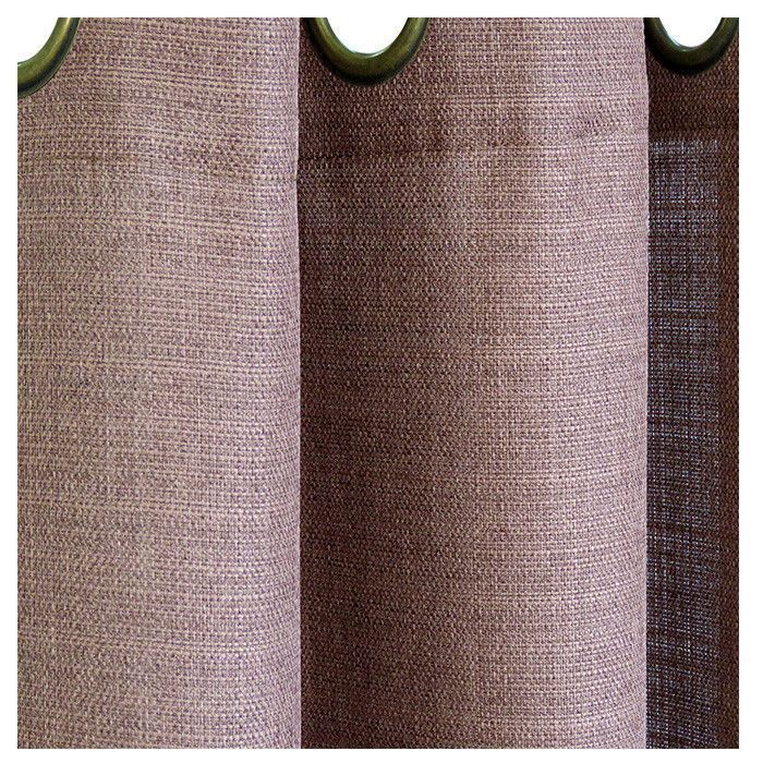 Set de cortinas 8 piezas (2 paños + 2 velos + 4 amarres) Chocolate-2