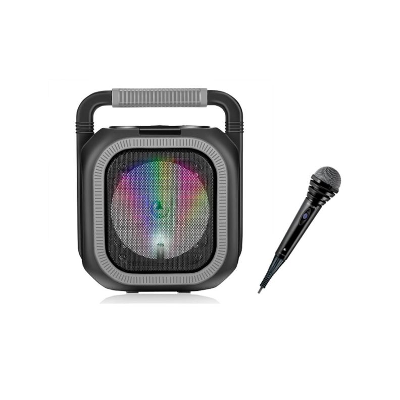 Parlante Bluetooth TWS Microfono AUX USB 6.5" Gris Philco-1