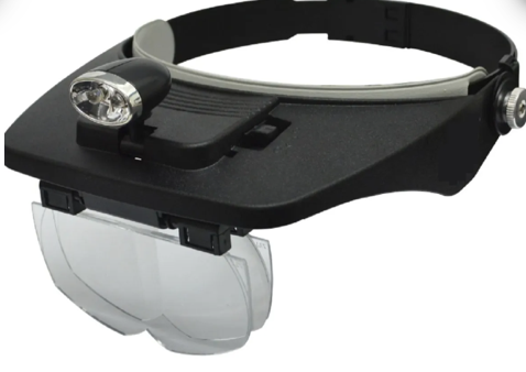 Lentes Lupa Visera Con Lupa Con Luz Led-0