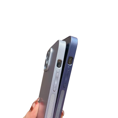Carcasa Con Proteccion Camara Para iPhone 11 / Mate Azul-1