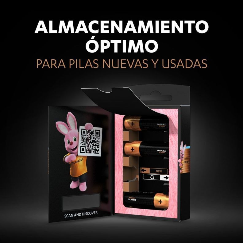 Pack 6 Pilas Duracell Alcalina AA Optimum-3