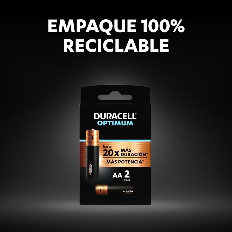 Pack 6 Pilas Duracell Alcalina AA Optimum-4