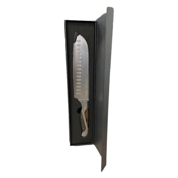 CUCHILLO SANTOKU BLACK EDITION WAYU-0