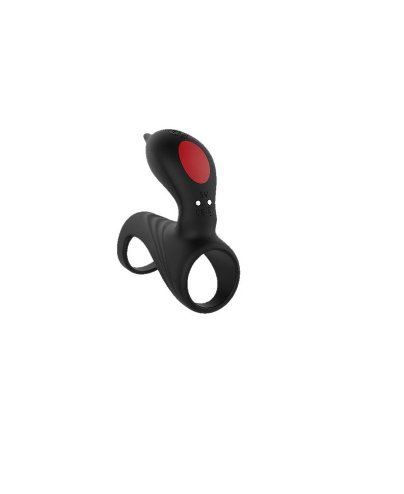 HiFUN Anillo Para El Pene Con Vibrador Estimulador Clítoris-0