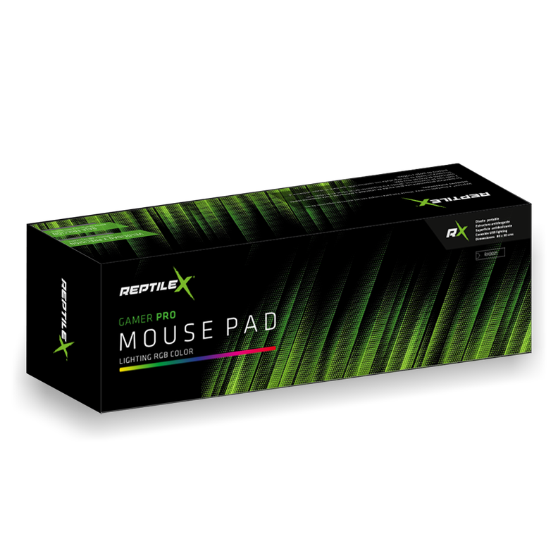 Mouse Pad Gamer Lighting RGB USB 35x25cm Reptilex-1