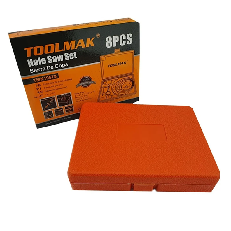 Juego Broca Sierra Copa Para Madera 8 Pcs Tmk19578-2