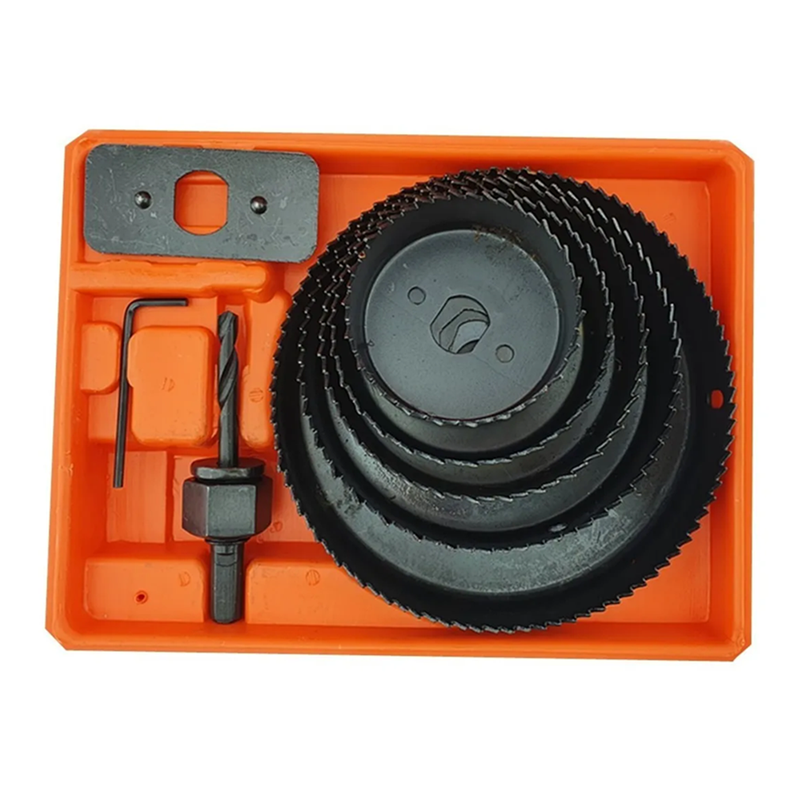 Juego Broca Sierra Copa Para Madera 8 Pcs Tmk19578-1