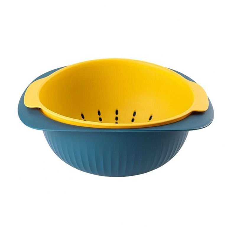 Colador Ensaladera Escurridora De Frutas Verduras redondo-0