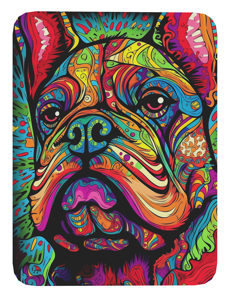 Mouse Pad Perro  Arte de animales - 17cm X 21cm D67-0