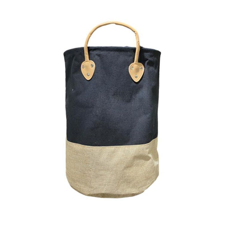 Canasto de Fibra Seagrass 33x48 cm. Natural ø33 x48 cm-0