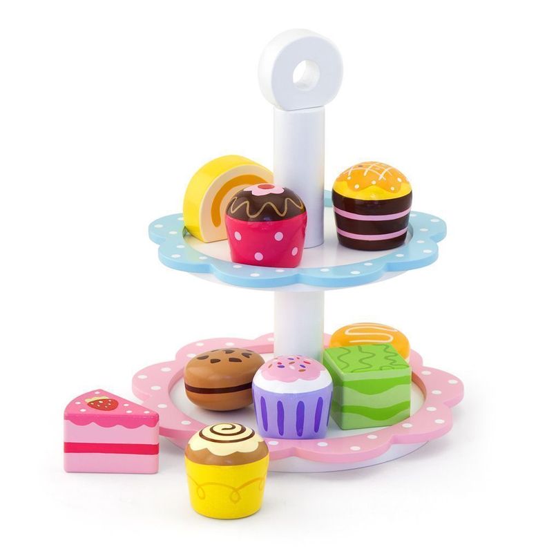 Juguete Madera Set de Postre 10 pz-0