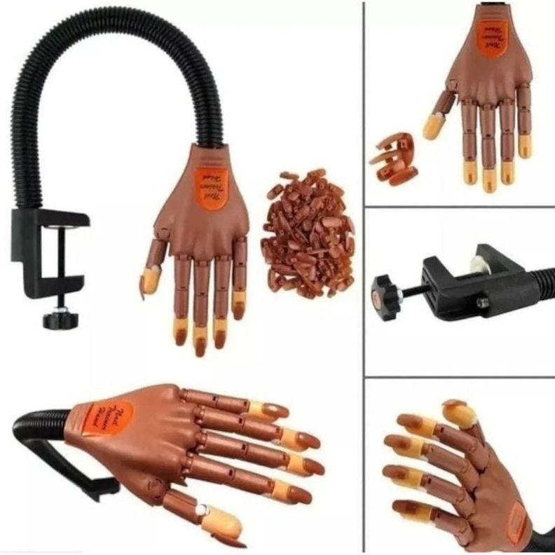 Mano Articulada para Practicas de Manicure-2