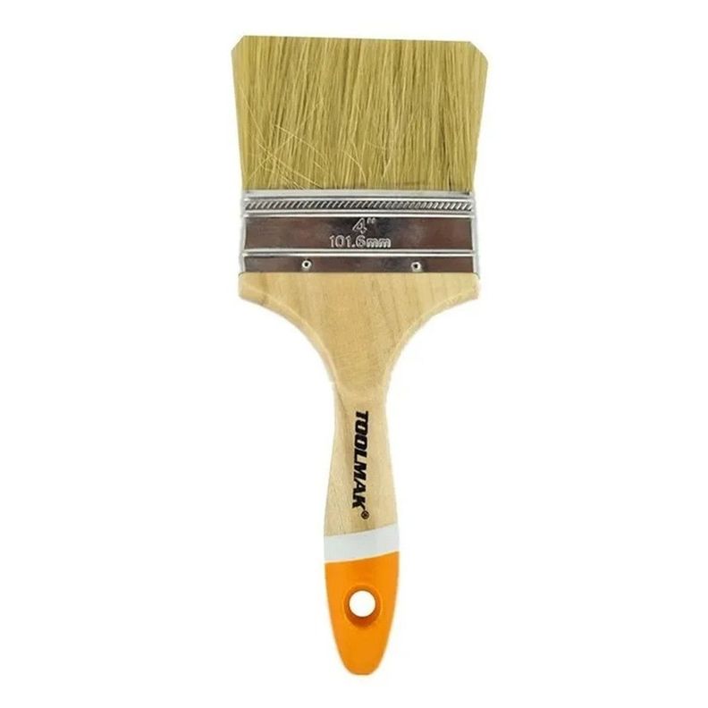 Brocha P/ Pintar 4 Pulgadas Mango Madera Tmk19293-0