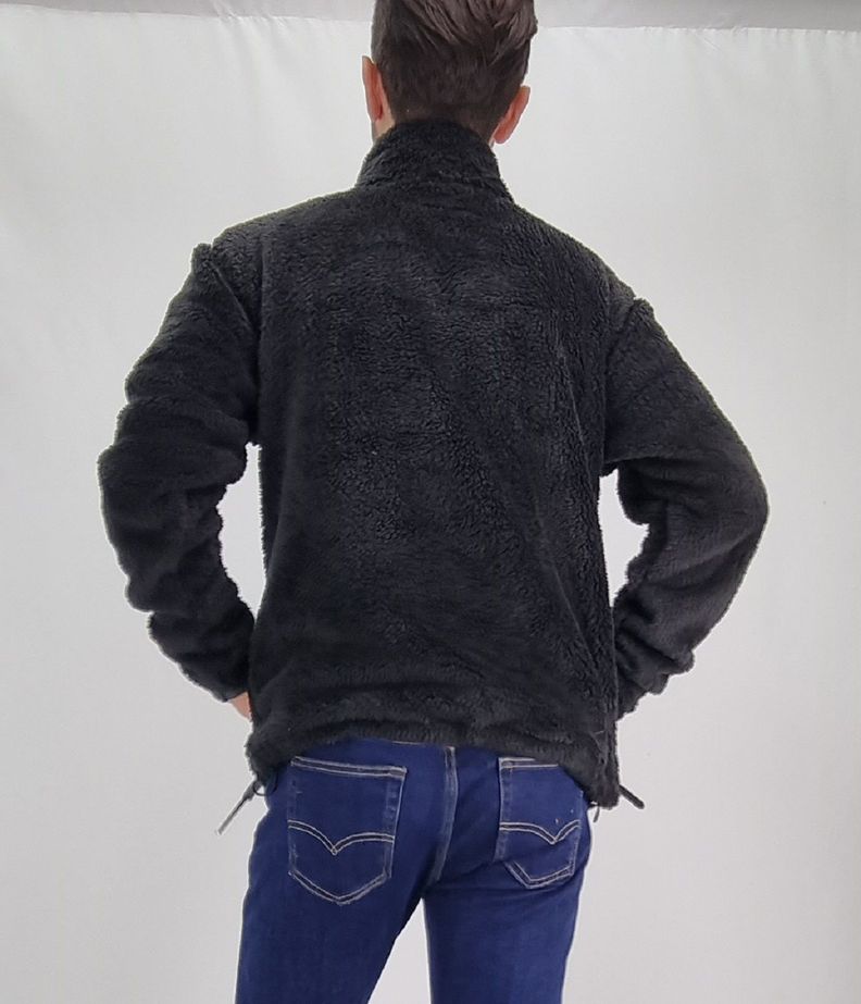 Poleron sherpa broches negro-3