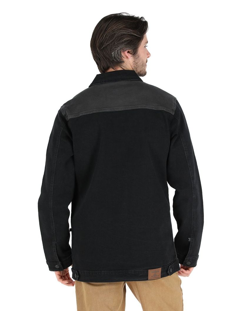Chaqueta Jeans Trupa Negro Hombre-2