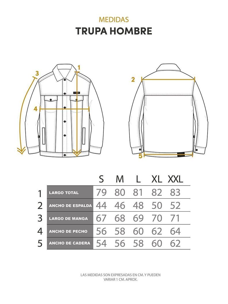 Chaqueta Jeans Trupa Negro Hombre-4