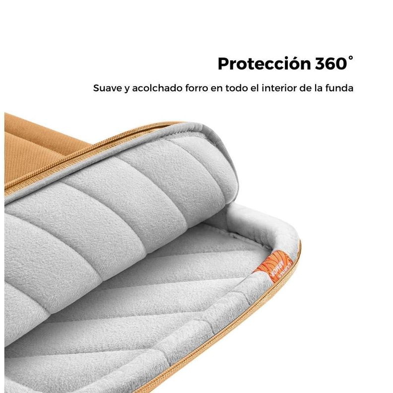 Tomtoc Maletín A14 para Notebook/Macbook Pro hasta 14" - Naranja-4