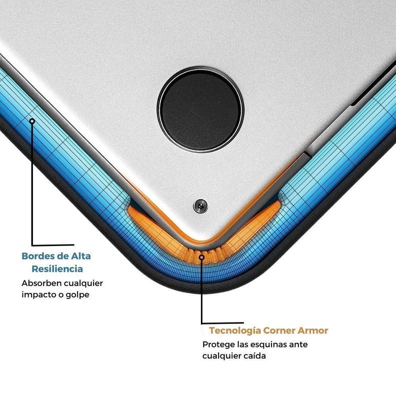 Tomtoc Maletín A14 para Notebook/Macbook Pro hasta 14" - Naranja-5