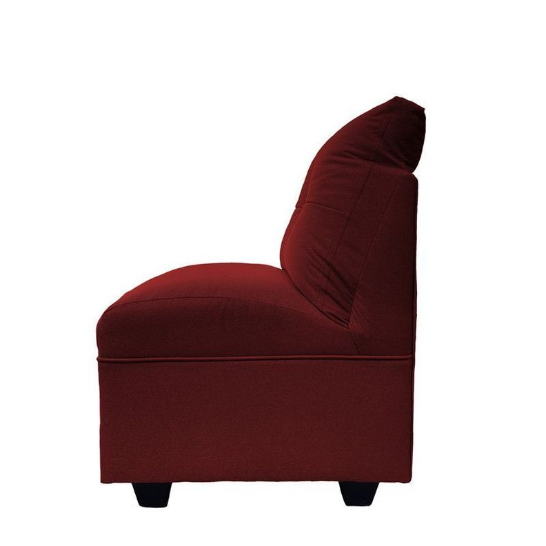 Juego Living Mateo Chenille Rojo Pata Plastica 3C.1C.1C-5