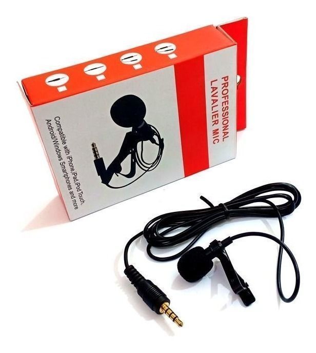 Micrófono Condensador Lavalier Solapa Para Celulares-0