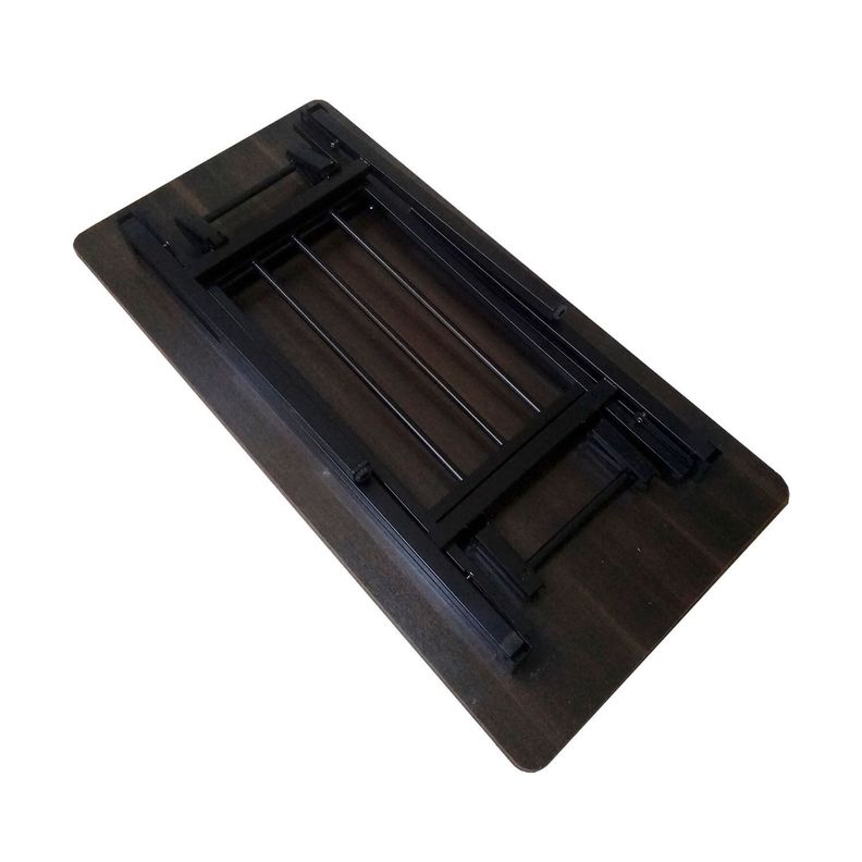 Escritorio Plegable Negro Base Metalica Mobitat-2
