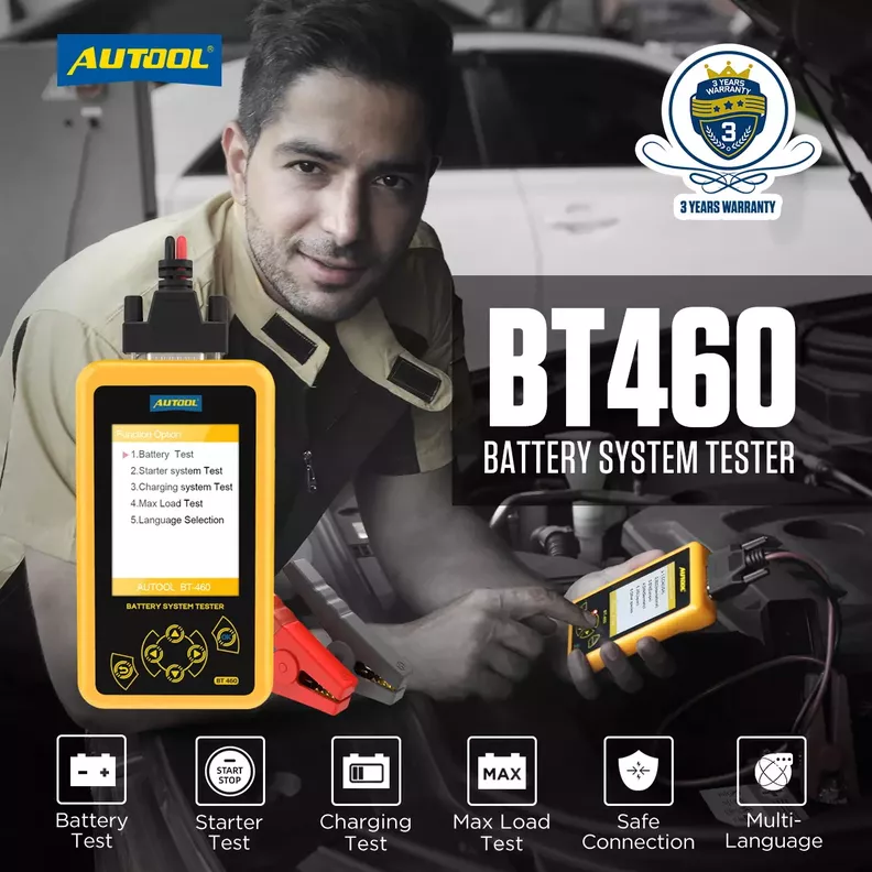 Scanner Batería Automotriz BT460-1