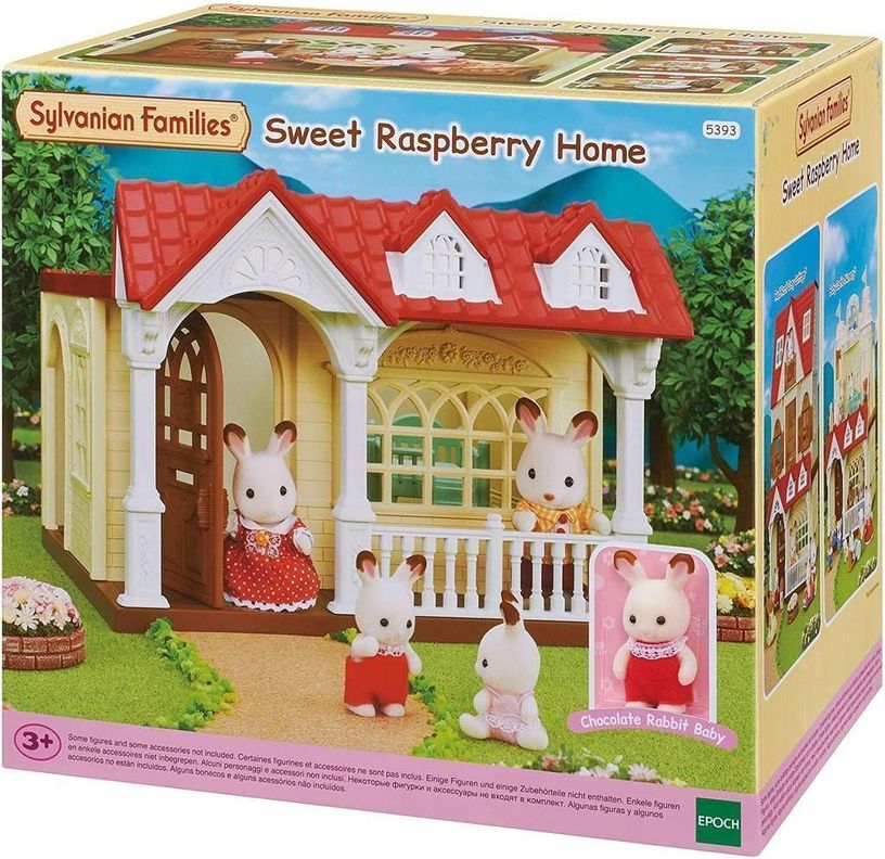 casa sweet raspberry sylvanian families 5393 -0