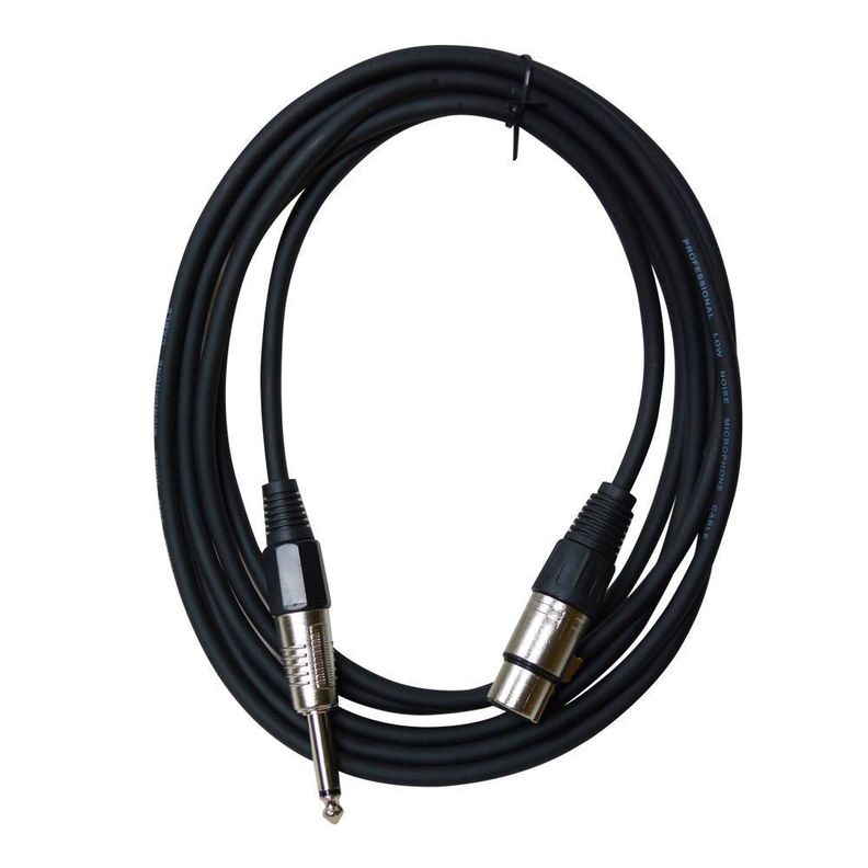 CABLE MICROFONO DESBALANCEADO P6,3-XLR H (5MTS) -0
