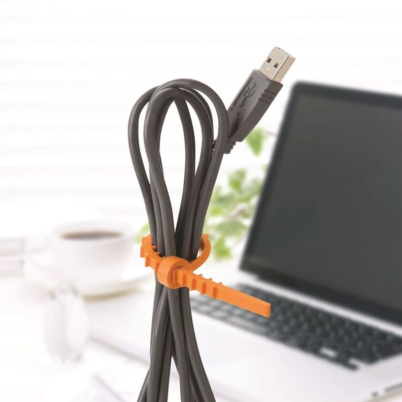 Set de 24 Amarra Cables Reutilizables Q-Knot Plus.-4