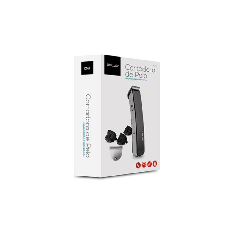 Máquina Corta Pelo Recargable Negro - PuntoStore-2