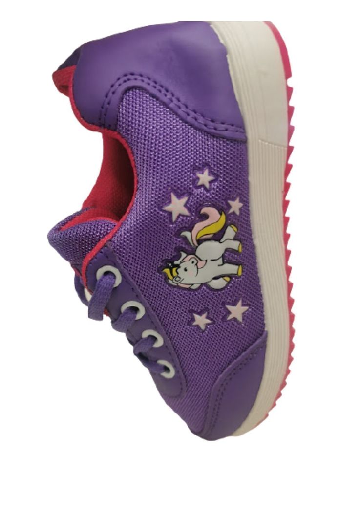 Zapatilla Deportiva Unicornio Morado Niña-2