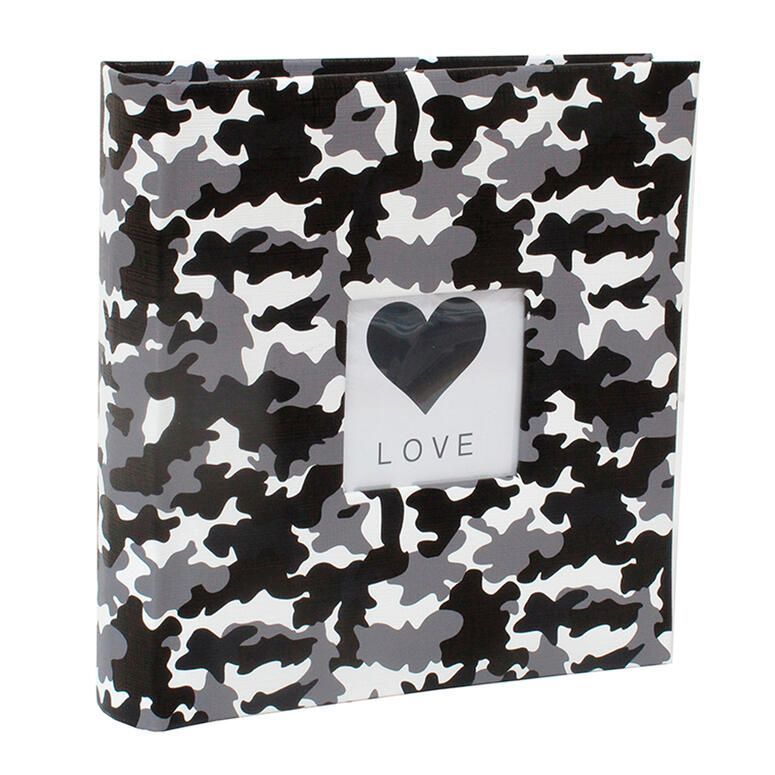Album camuflado con memo 15x21 cm / 100F Gris
