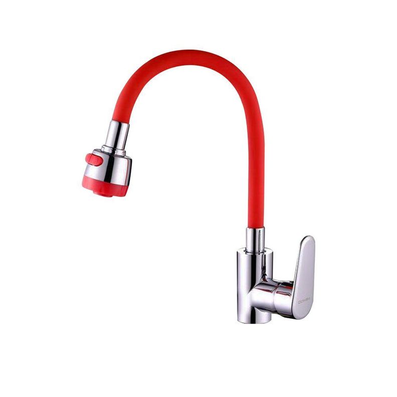 Manguera Flexible Lavaplatos Cocina Llave Rojo-0