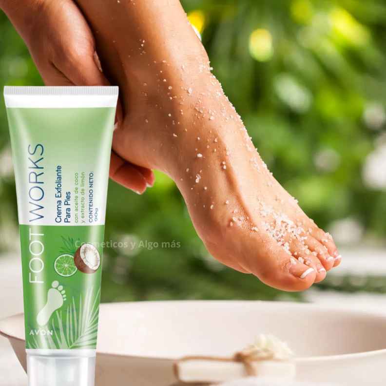 Crema Exfoliante Para Pies con Coco Y Limón-1