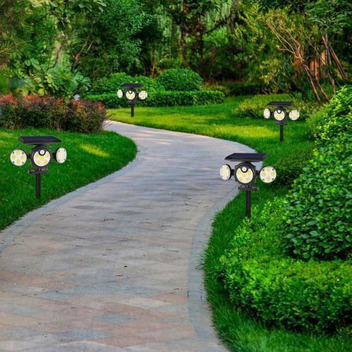 Lampara Solar 112 Led Recargable Ideal Para Adornar Jardines-1