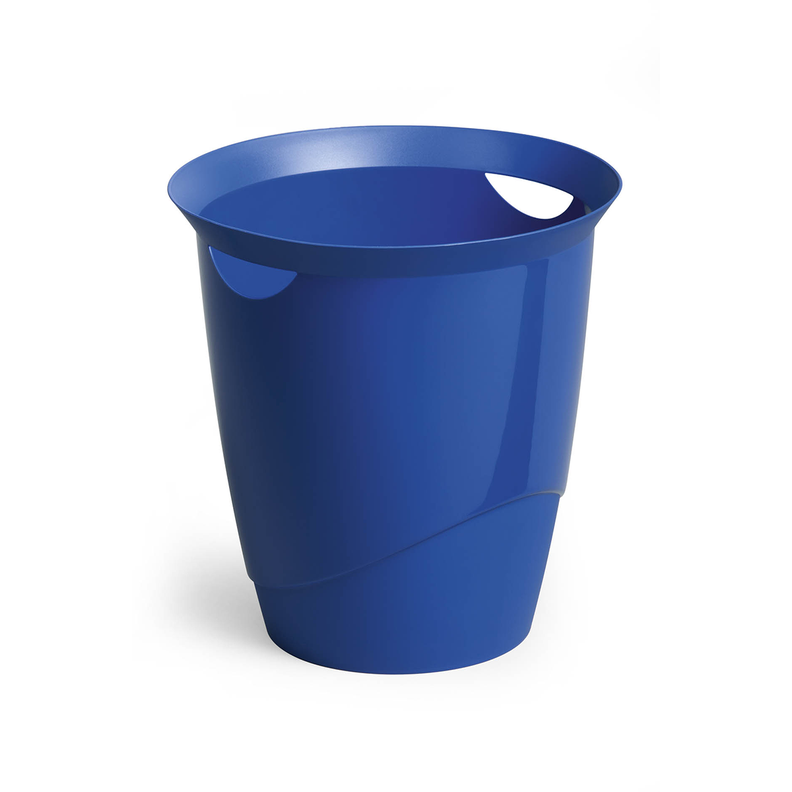 Papelero de Oficina con Asas - Azul-1