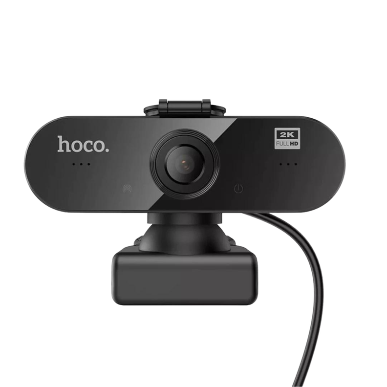 Webcam HD 2K DI06 Negro 4 Millones de Píxeles USB con Micrófono-0