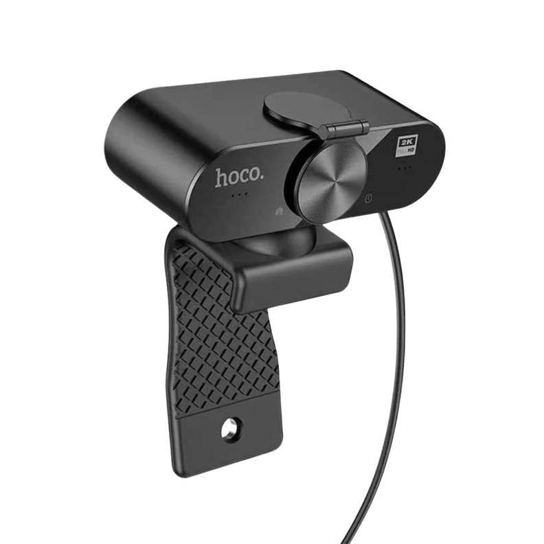 Webcam HD 2K DI06 Negro 4 Millones de Píxeles USB con Micrófono-1