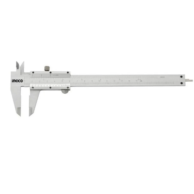 Pie De Metro Vernier Análogo 150mm 6 PulG Ingco-0