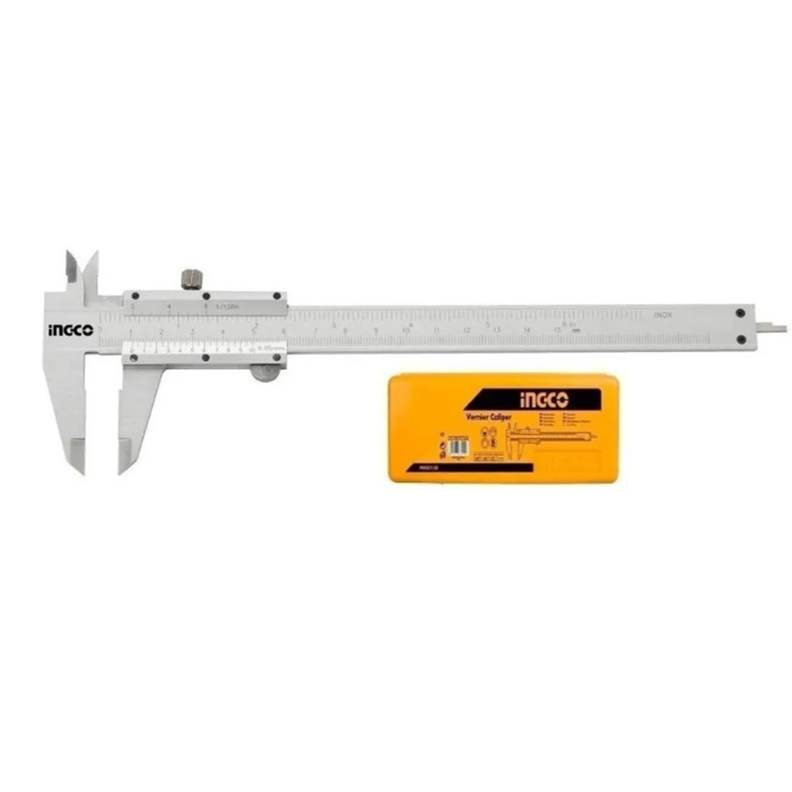 Pie De Metro Vernier Análogo 150mm 6 PulG Ingco-1