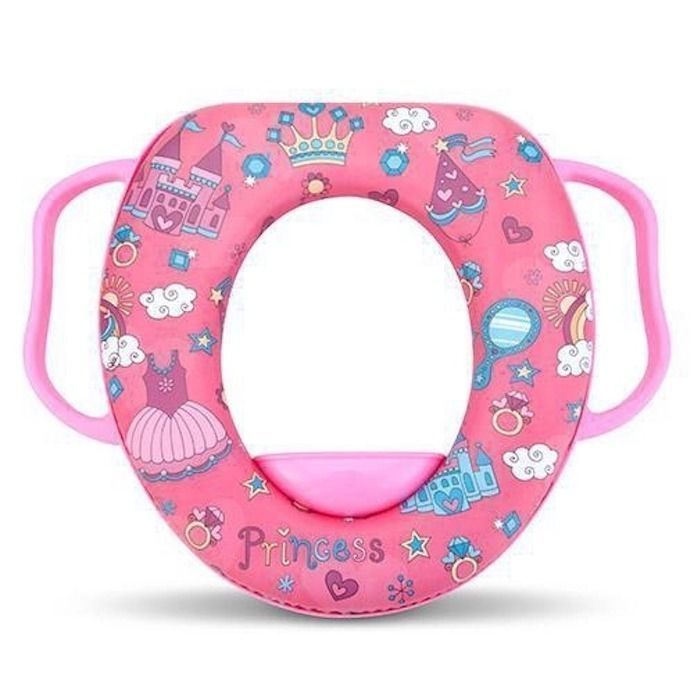 Adaptador Para Inodoro Wc Asiento Con Asas Para Niña-0