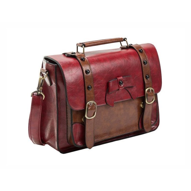 Ecosusi Bolso & bandolera BRIEFE para laptop de 13” - Rojo-1