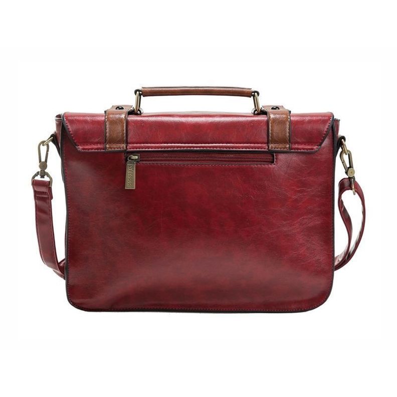 Ecosusi Bolso & bandolera BRIEFE para laptop de 13” - Rojo-2