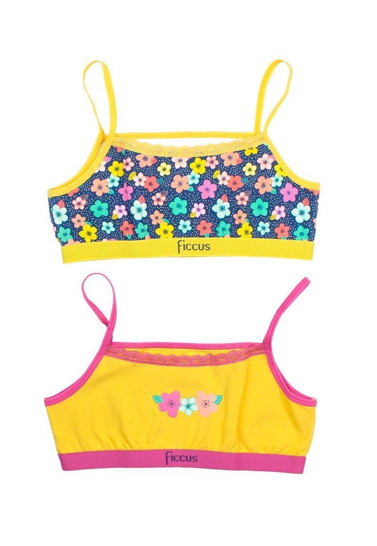 Pack doble sostén kids niña ficcus 646-0