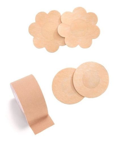 Cinta Levanta Pecho 5cmx5mt + 20 Cubre Pezones Boob Tape-1