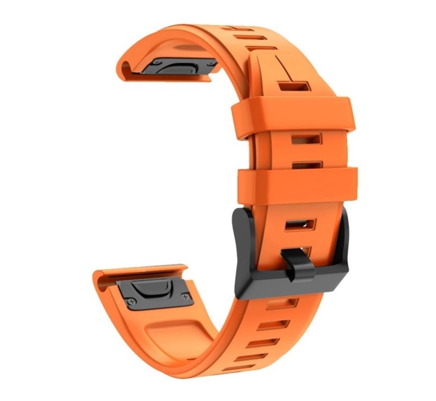 Correa Compatible Garmin Fenix 6x 6x Pro 5x 5x Plus 3hr 26mm Naranja-0
