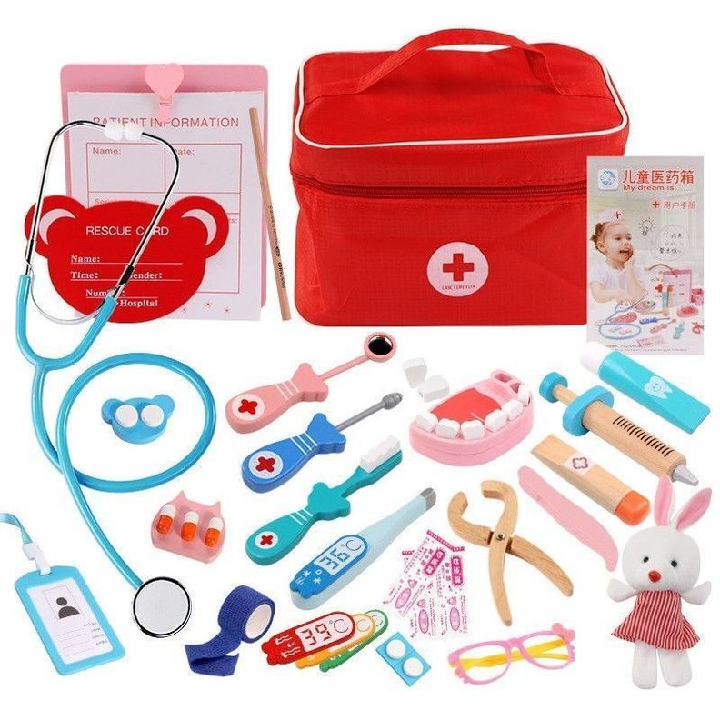 Set Doctor trauma Wood 24 piezas-0