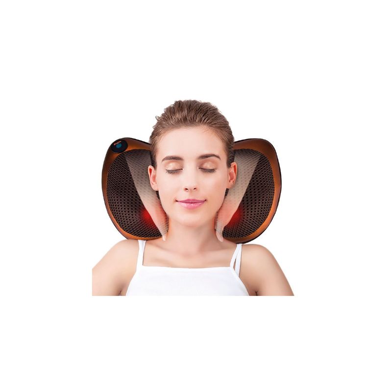 Almohada Masajeadora 4 Cabezales Terapia Magnética -1