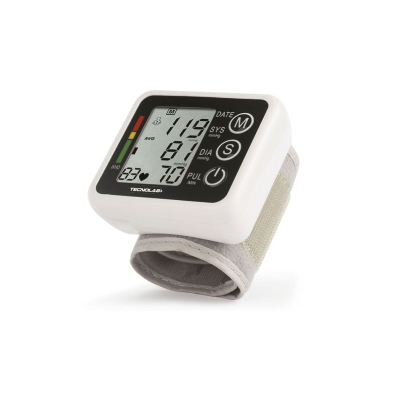 Toma Presion Arterial Digital de Muneca Tecnolab Blanco